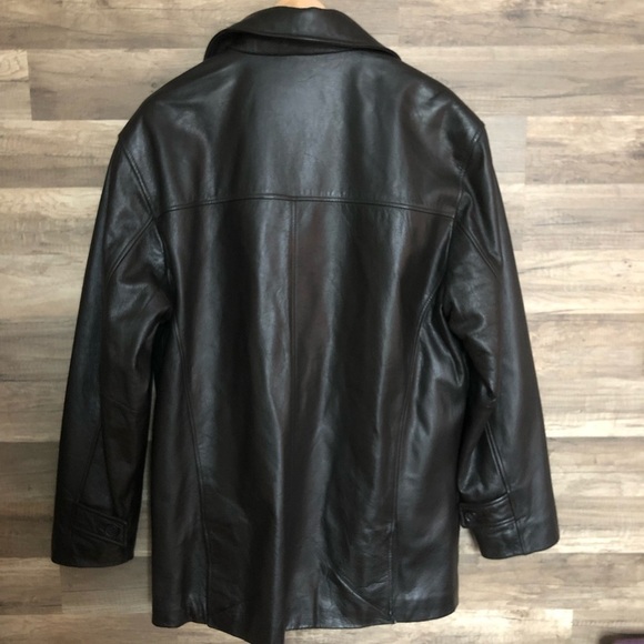 Vintage Chocolate Brown Buttery Soft Leather Jacket Small - Picture 11 of 13